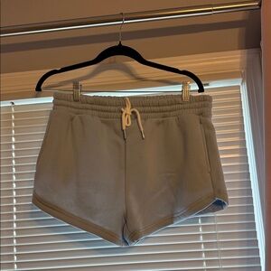 Women's Athletic Shorts in Light Gray